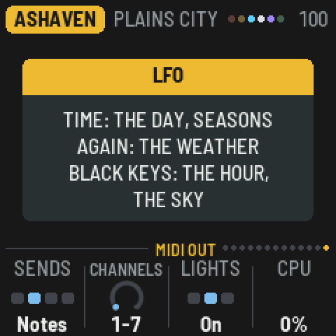 LFO's help card