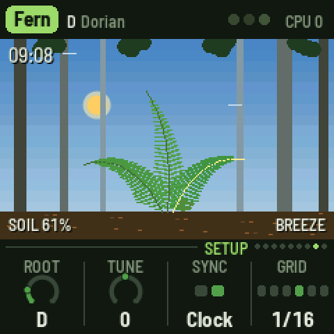 The Setup page