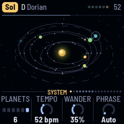 The System page
