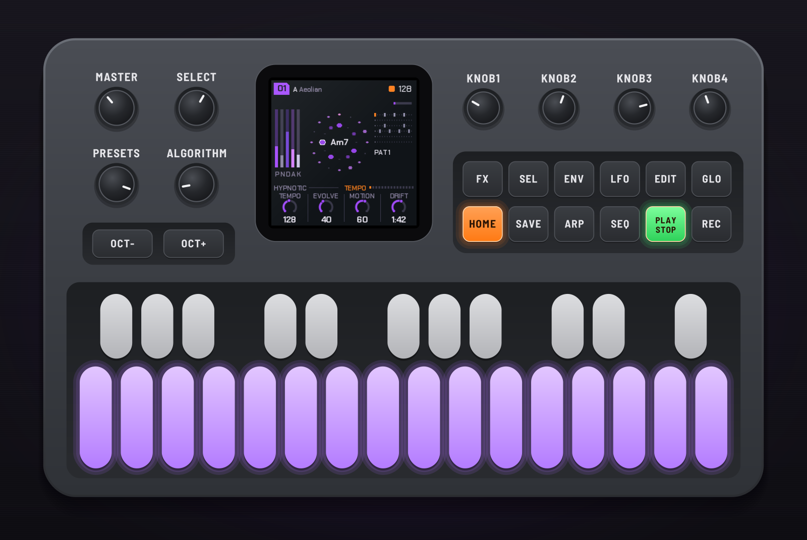 The FM-1 running HYP-1